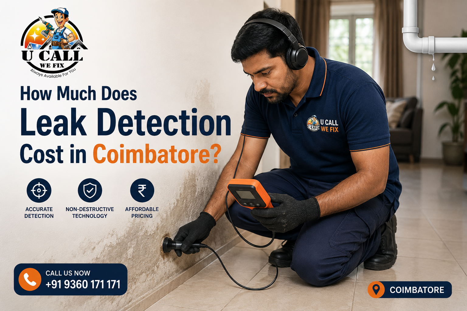 Leak detection cost in Coimbatore