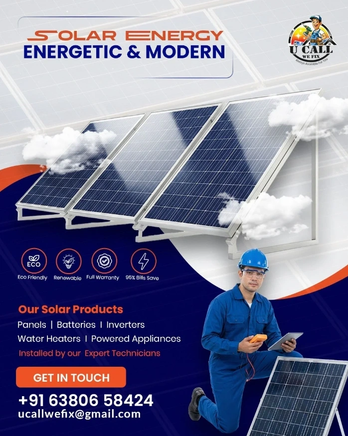 solar energy water heater in Coimbatore