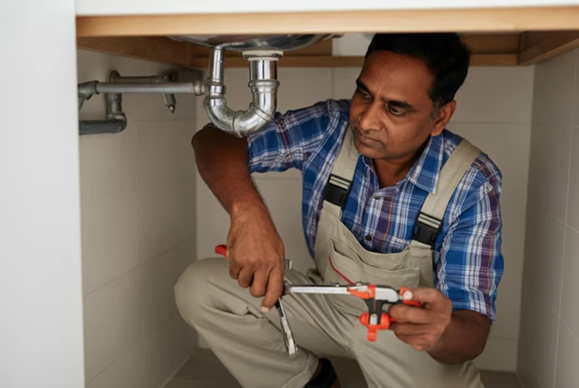 Residential pipe fitting work in Coimbatore